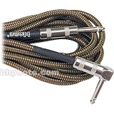 HOSA GTR-518RT 18 Foot Traditional Guitar Cable with Tweed Jacket