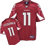 Larry Fitzgerald Jersey: Reebok Red Replica #11 Arizona Cardinals Jersey - XX-Large