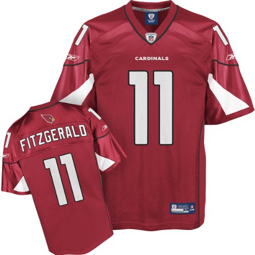 Larry Fitzgerald Jersey: Reebok Red Replica #11 Arizona Cardinals Jersey - XX-Large