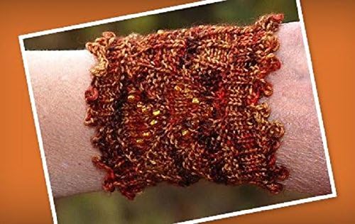 Ancient Arts Knitting Raindrops Wrister Kit - Purple