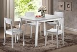 5 pc Torino Dining Set - White