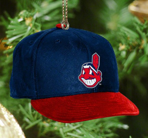 MLB Cleveland Indians Baseball Cap Ornament