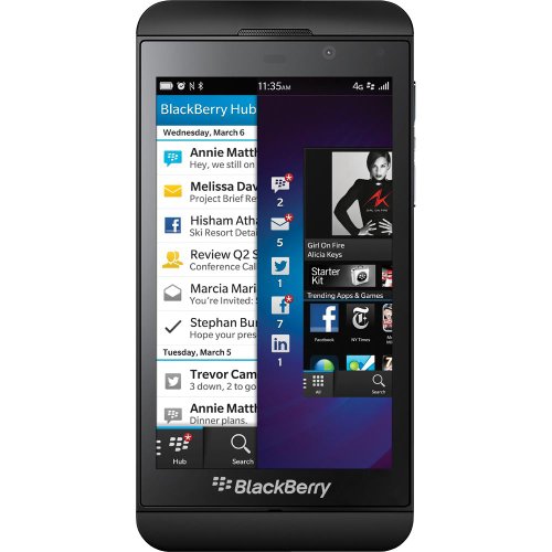 Research In Motion BlackBerry Z10 Unlocked Quad-band GSM Smartphone - Black