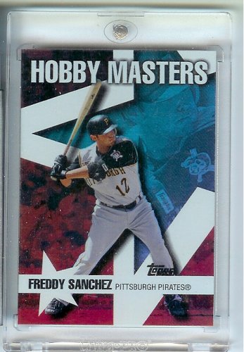 2007 Topps Hobby Masters #9 Freddy Sanchez Pittsburgh Pirates Baseball Card - Shipped in Protective Display Case!