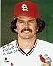 Ken Reitz Autographed/Hand Signed St. Louis Cardinals 8x10 Photo Inscribed ''75 Gold Glove'' and ''