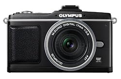 Olympus PEN E-P2 12 3 MP Micro Four Thirds Interchangeable Lens Digital Camera with 17mm f 2 8 Lens Electronic View Finder not included 