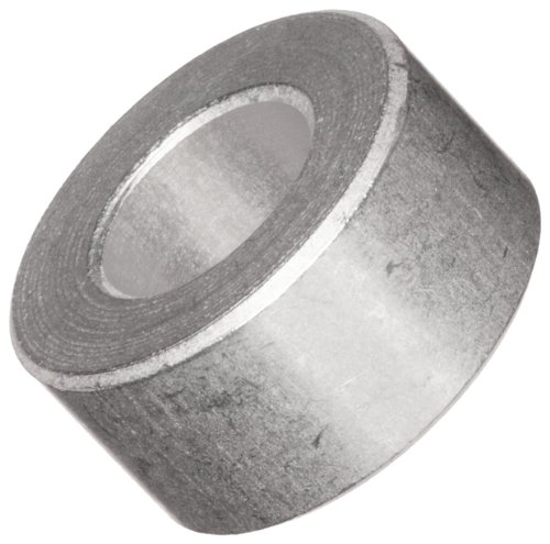 RSA-14/04 Type 2011 Aluminum Spacers, 1/4 Long, 0.500 OD, 0.257 ID, Screw Size #14 (Pack of 10)