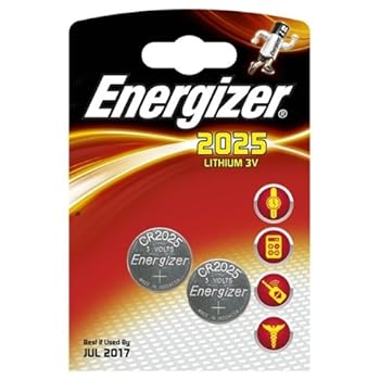 Energizer 2 Piles Lithium CR2025 3 V Energizer 2 Piles Lithium CR2025 3 V