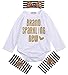 4 PC Newborn Baby Boy Girl Headband +Romper+ Leg Warmer Bodysuit Clothes Outfit(3-6 Months)