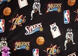 60" NBA Philadelphia 76ers Checkered Fleece By The Yard