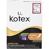 Kotex Natural Lightdays Extra Coverage Liners, Jumbo Pack, 112 Count