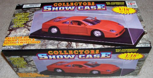 Collectors ShowCase Plastic Display Case for 1:18 scale diecast car models - 2380