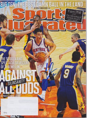 Jeremy LIN signed autographed Sports Illustrated Knicks
