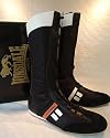 LONSDALE LONDON Sneakers OLDSCHOOL - Boots + Boxerstiefel Black - Langschaft Schn&uuml;rstiefel (Aktions- Sonderpreis)