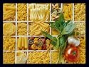 Kunstdruck 80x60 cm PASTA Gastronomy - Deko für Küche Esszimmer Nudeln Bild