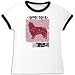 T-Shirt Ringer Woman White  Border Collie ... Freak ! / Urban Style  Dog