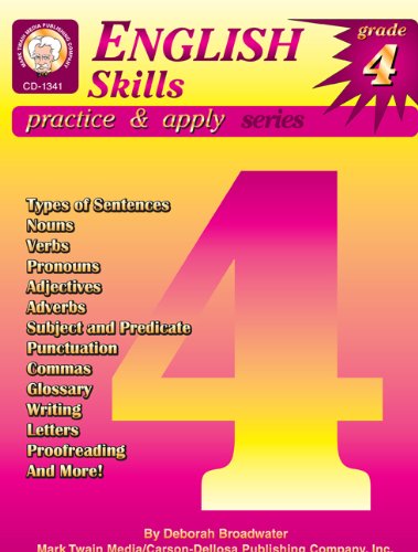English Skills, Grade 4 (Practice & Apply)