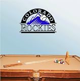 Colorado Rockies Baseball Wall Decal 25" x 14"