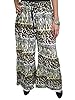 Women's Wide Leg Printed Palazzo Pants Long Gaucho Boho Pant (Print2)