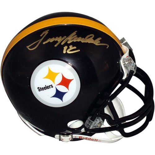 Terry Bradshaw Autographed Pittsburgh Steelers Mini Helmet