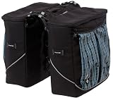 Avenir Metro Panniers - 1078cu in total, Black/Light Blue Plaid