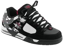 DC Men's Command Sneaker,Black/White/Red,10.5 M