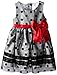 Youngland Little Girls' Dot Print Occasion Dress