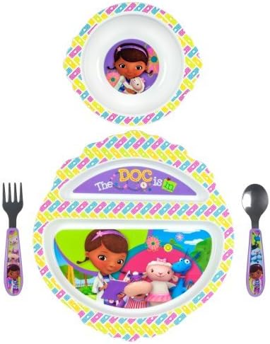 The First Years Disney Feeding Set, Doc Mc Stuffins, 4 Piece Color: Doc McStuffins NewBorn, Kid, Child, Childern, Infant, Baby