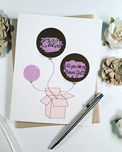 Scratch off, 'Will you be my Flower Girl and Will you be my Ring Bearer Card