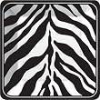 Design Design Serengeti Black & White Desert Plate, 8-Count Packages (Pack of 6)