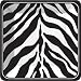Design Design Serengeti Black & White Desert Plate, 8-Count Packages (Pack of 6)