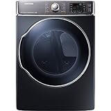 Samsung DV56H9100EG 9.5 Cu. Ft. Front-Load Electric Steam Dryer with Dual Heaters, Onyx