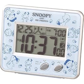 SNOOPY スヌーピー電波クロック Ｒ020 8ＲＺ020-Ｍ04