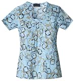 Baby Phat Ice-O-Metrix Square Neck Scrub Top