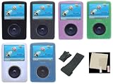 PCMICROSTORE Brand Premium Silicone Skin Case Cover Kit with Belt Clip - Sports Armband - Screen Protector - for Sansa Fuze 2gb 4gb 8gb