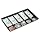 Buddy Products Coin and Bill Tray, 10 Compartments, Plastic, 9.25 x 1.625 x 15.125 Inches, Black (0533-4)