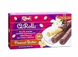 Q.bel Q Rolls, Peanut Butter with Milk Chocolate (36% cacao), 3.7-Ounce boxes (Pack of 6)