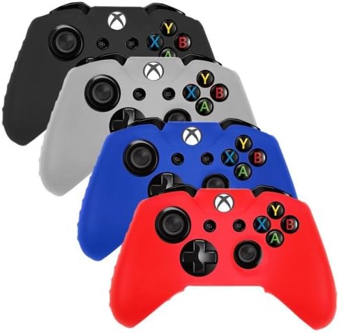 4 Xbox One Controller Skin Covers With *Free Bonus Antenna booster For your Cellphone A 19.99 Value* Set of 4 Skins In 4 Colors Black, Red, White, Clear Protect Your Controller From Scratches And Damage.