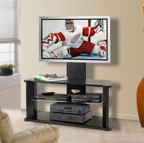 Nexera "Aztek" Plasma/LCD TV Console - 481501 (Black) (43"H x 42.5"W x 17.75"D)
