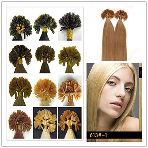 Pre Bonded Nail U Tip Keratin Fusion Remy Human Hair Extensions Color #27 honey blonde (22inch)
