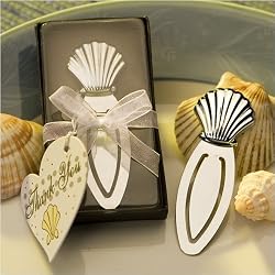 Bookmarks Seashell Chrome (36 per order) Wedding Favors