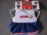 Florida Gators Dog Cheerleader Outfit Petite Girth 6"-8.5" Length 12"-14"