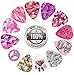 Pink Camo Guitar Picks 12-Pack Set - Cute, Girly and Fun Guitar Picks for Girls- Size Medium Celluloid 12-pack, Collection Includes Exclusive Pink Camo Patterns.