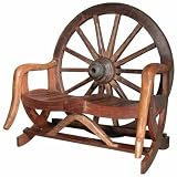Groovy Stuff Arapaho Teak Wood Wheel Bench - Tf-048-a