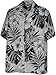 Hibiscus Blossom 100% Cotton Hawaiian Shirt White L 410-3589