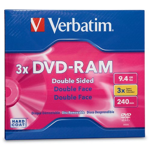 Verbatim 1PK DVD-RAM 9.4GB 3X DS-TYPE IV 95003