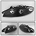 CCFL Halo Headlights for Mitsubishi Eclipse 97-99 - Black/Clear Lens