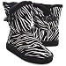 ZEBRA Booties Suede Fleece Shearling Winter Women---Vegan Friendly!