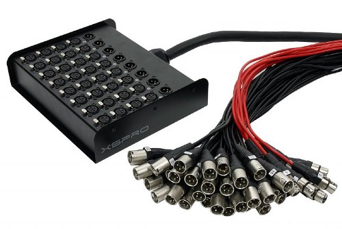 XSPRO 32 x 8 Channel 100 Pro Audio Low Profile Stage Snake