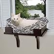 BLACK - Savvy Tabby Wooden Window Seat